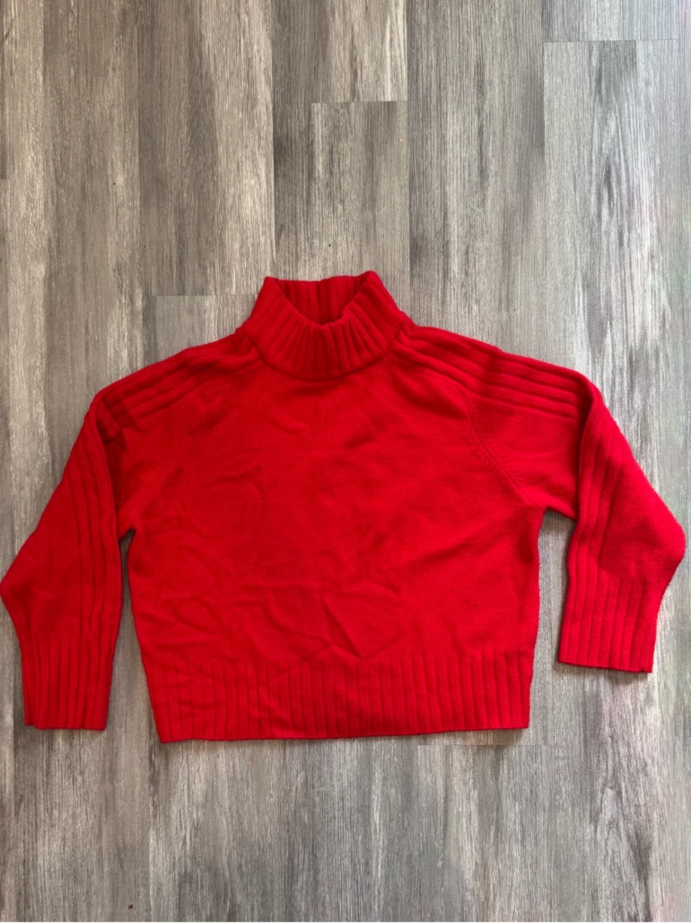 Ava & Viv Bold Red Turtleneck Sweater